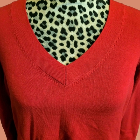 Lot Of 2 Women's Long Sleeve Tops Sz XL Worthington & CATO - Picture 3 of 7